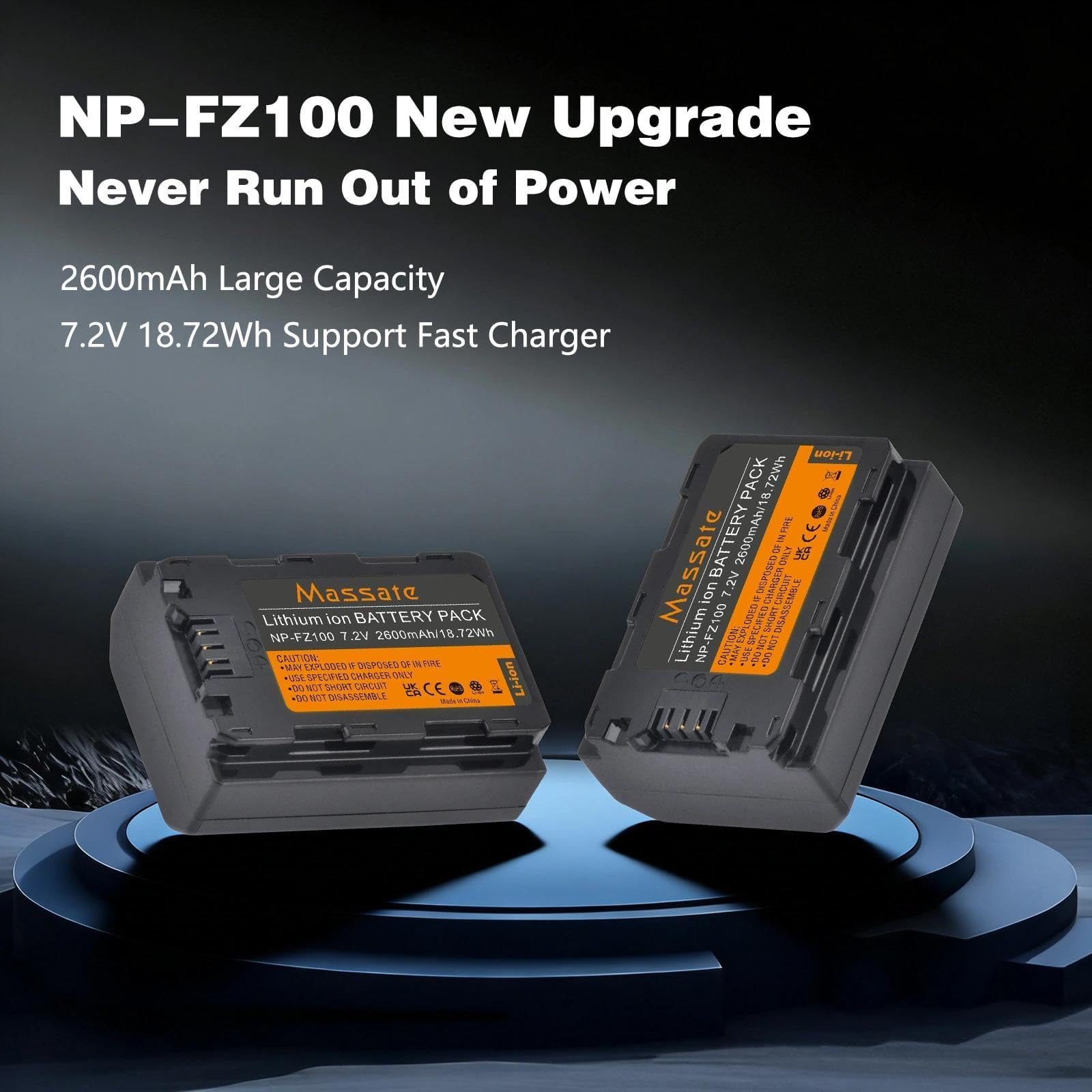 2 akumulatory 2600 mAh NP-FZ100 + LED PD20W szybka ładowarka — pełne naładowanie 2,5 H, akumulator NP FZ100 do Sony A7III A7IV A7C A7R III A7R IV A7R V A7CR A9 A9S A1 A6600 A6700, ZV-E11 ZV-E1