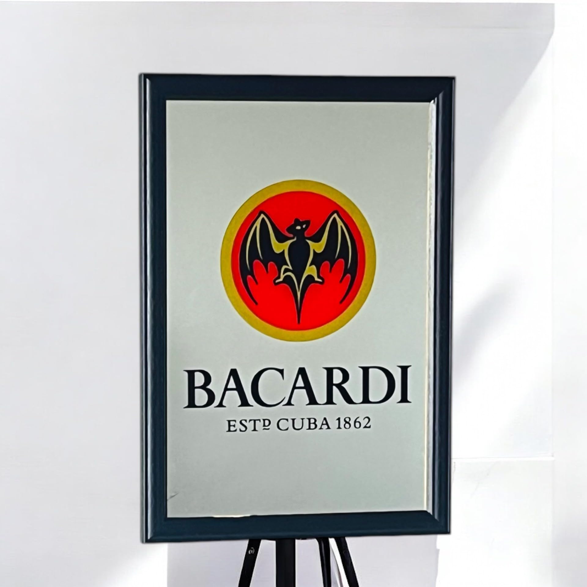 Laurie's Pub and Bar Accessories BacardiRum Large Mirror
