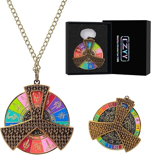 DND 5E Class & D20 - Collar giratorio de dados  Recogedor de ruleta de clase 2 en 1 y herramienta de rollo de dados D20  Esmalte duro para juegos de