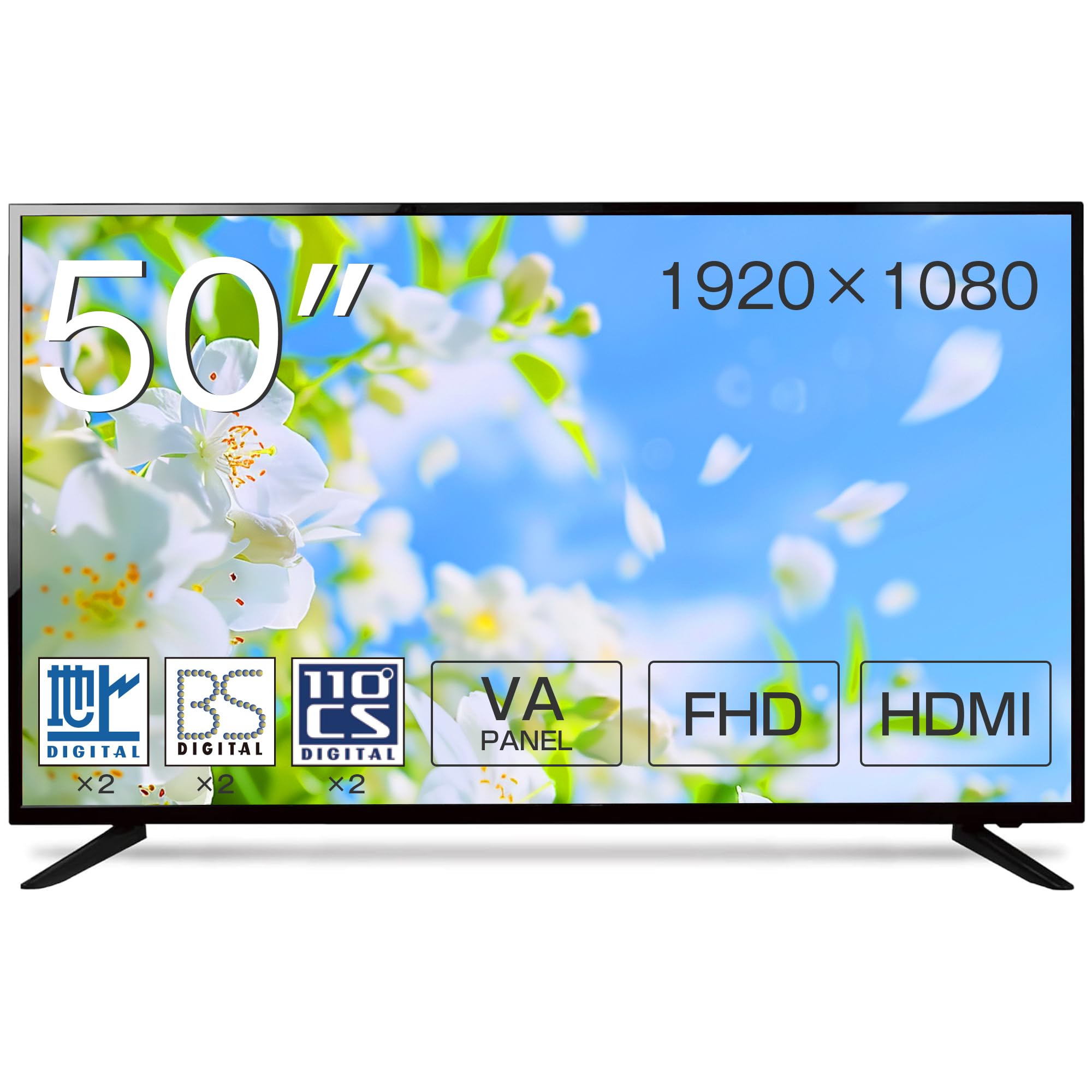 Amazon | ASTON 50型液晶テレビ フルハイビジョン VAパネル W 
