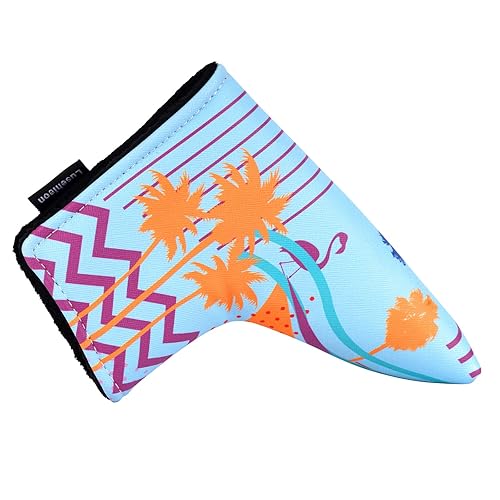 Leather Blade Putter Cover Magnetic Closer, Golf Blade and Mallet