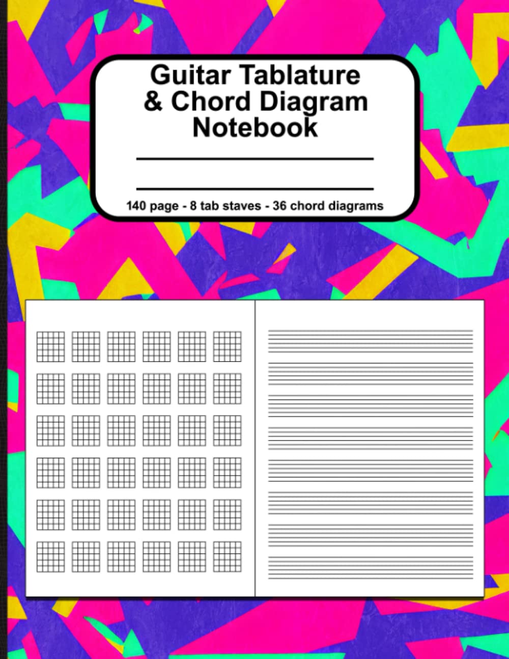 Cahier tablature guitare pour ne plus perdre vos compositions et positions d'accords