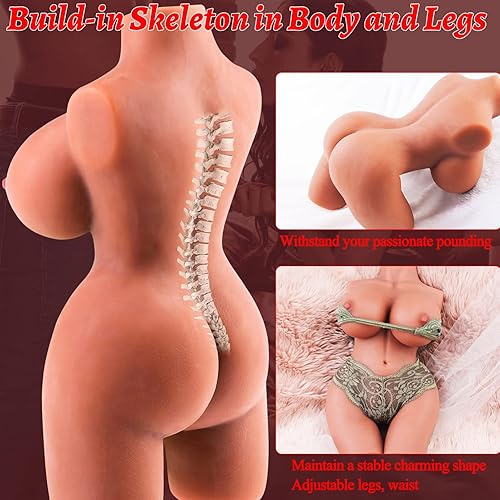 Miniatura 4 de Muñeca sexual realista, culo grande con tetas, vagina, vagina, muñecas sexuales, torso femenino, juguetes sexuales, muñeca sexual realista,