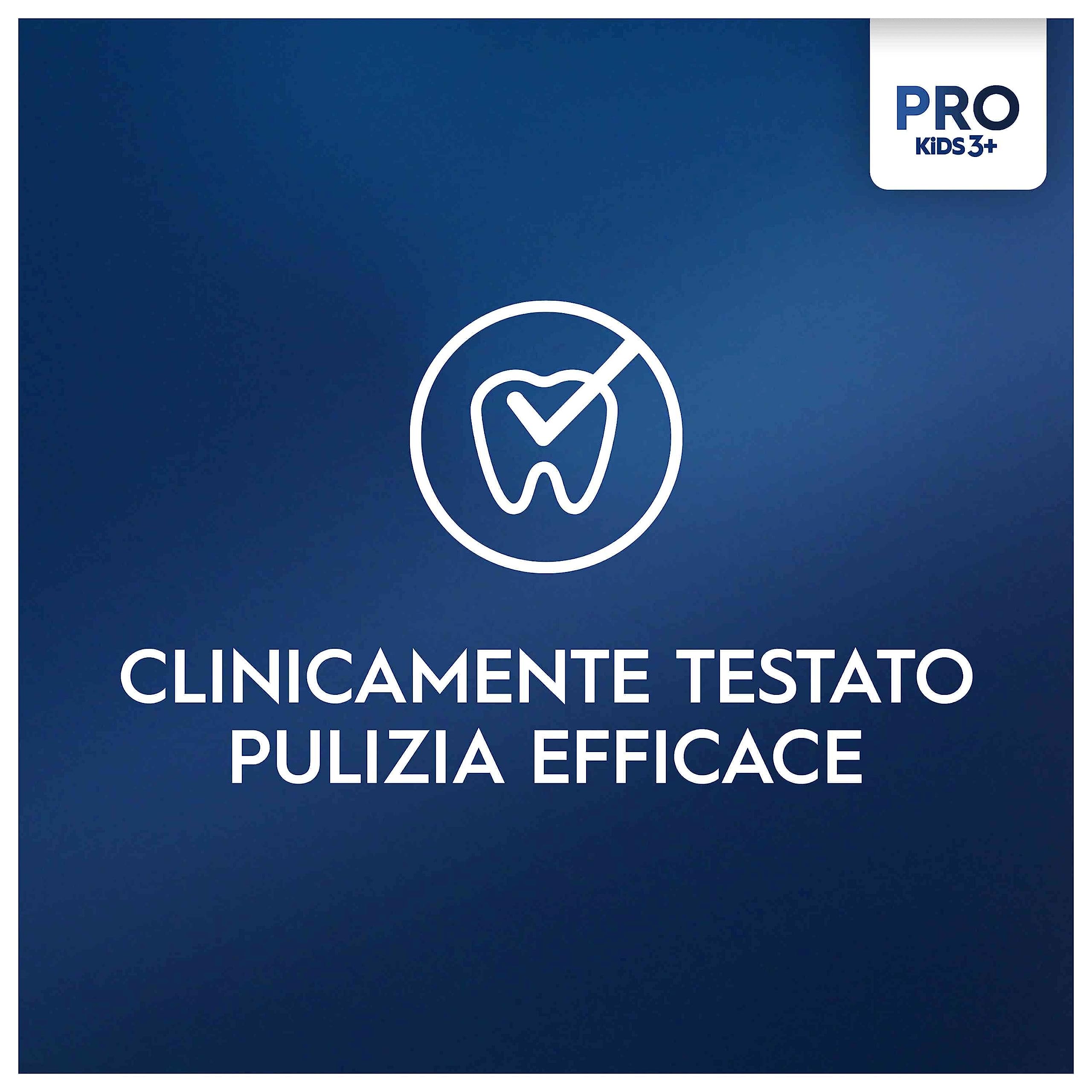 Oral-B Spazzolino Elettrico Ricaricabile Kids 3+, 1 Testina, Custodia, Azzurro - Disney Frozen, 1 Testina di Ricambio per Spazzolino Elettrico, dai 3 Anni in Su, Delicato sulle Gengive, Custodia