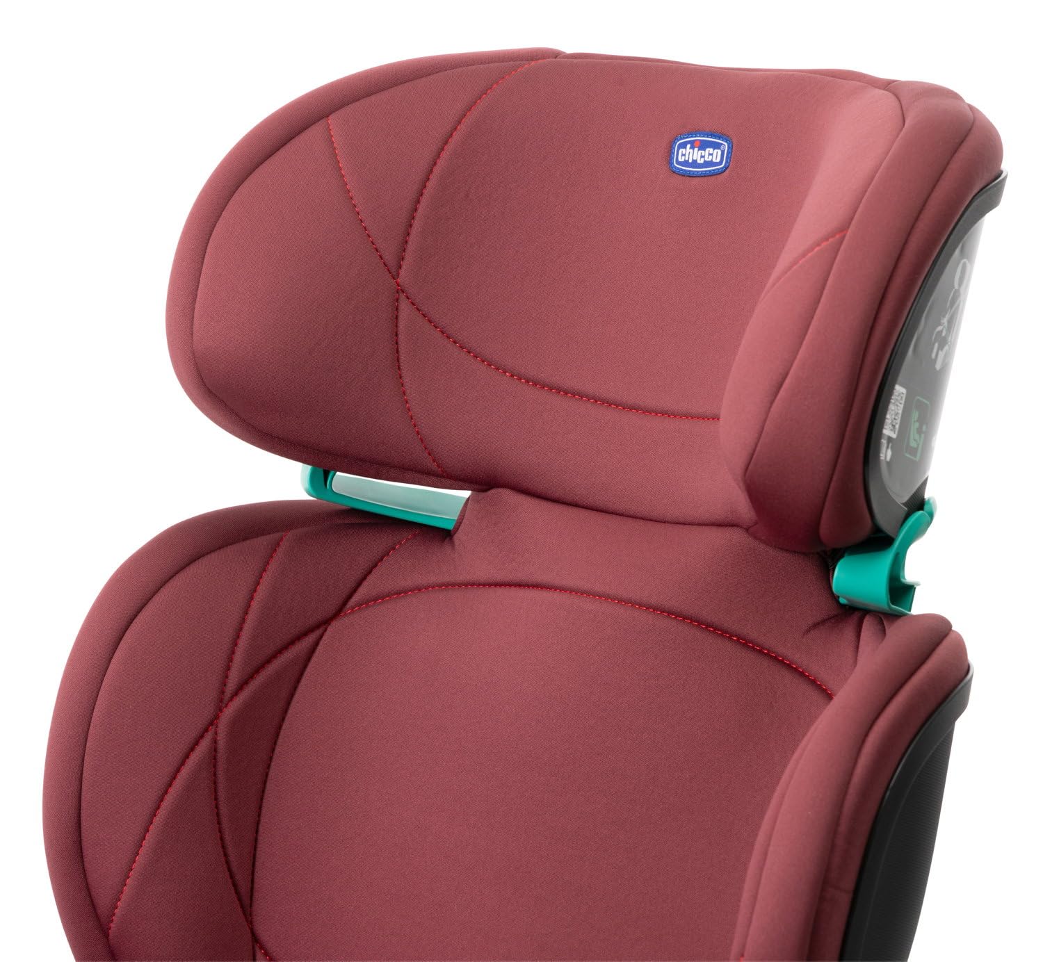 Chicco Quizy Lite i-Size Siège Auto Enfant 3-12 ans (100-150 cm), Environ 15-36 kg, Groupe 2-3, Position Couchage, Hauteur Réglable, Accoudoirs Rembourrés, Confort