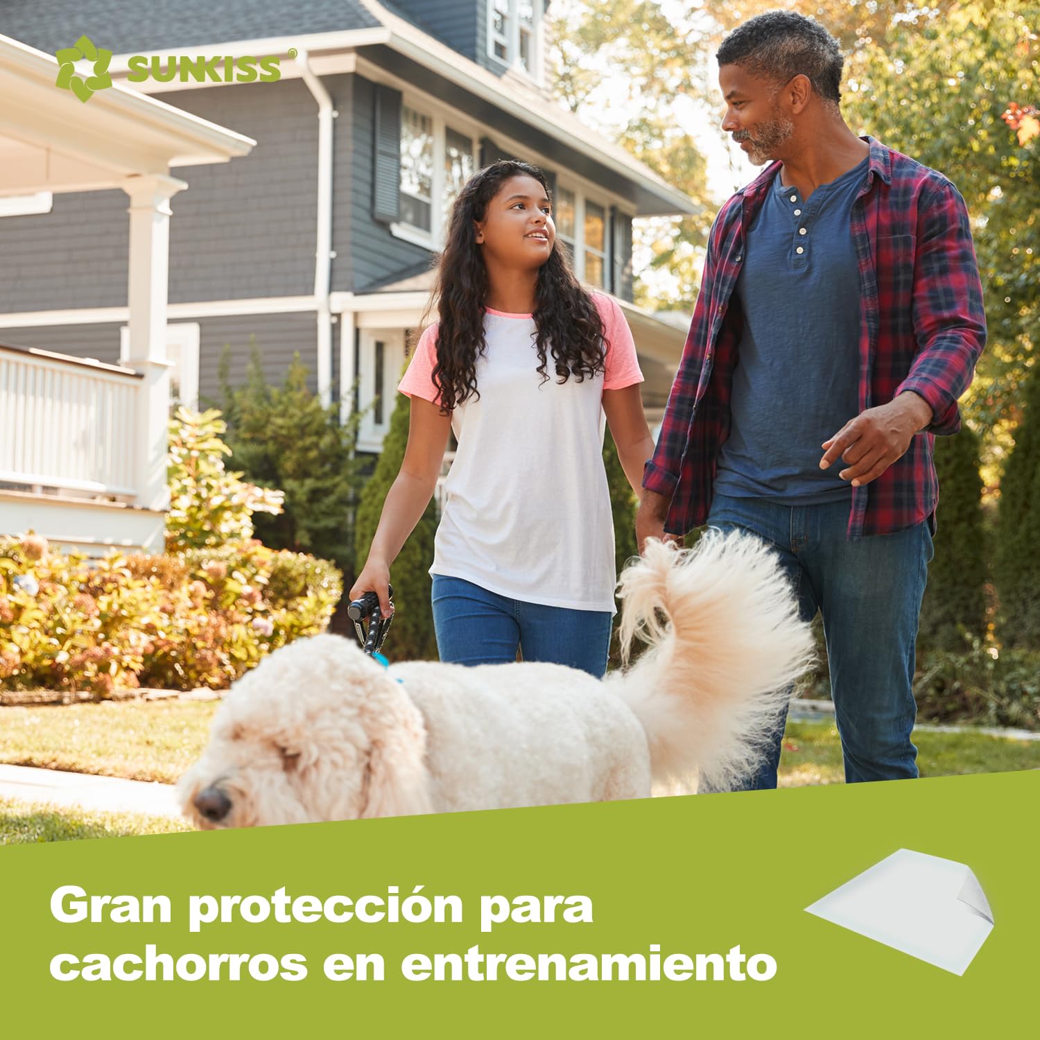 SUNKISS TrustPlus 60x90 cm Empapador Desechable para Incontinencia, Almohadilla Absorbente para Adultos, Ancianos y Niños, Protección de Cama y Muebles, Multifuncional, Tela No Tejida, 25 Unidades