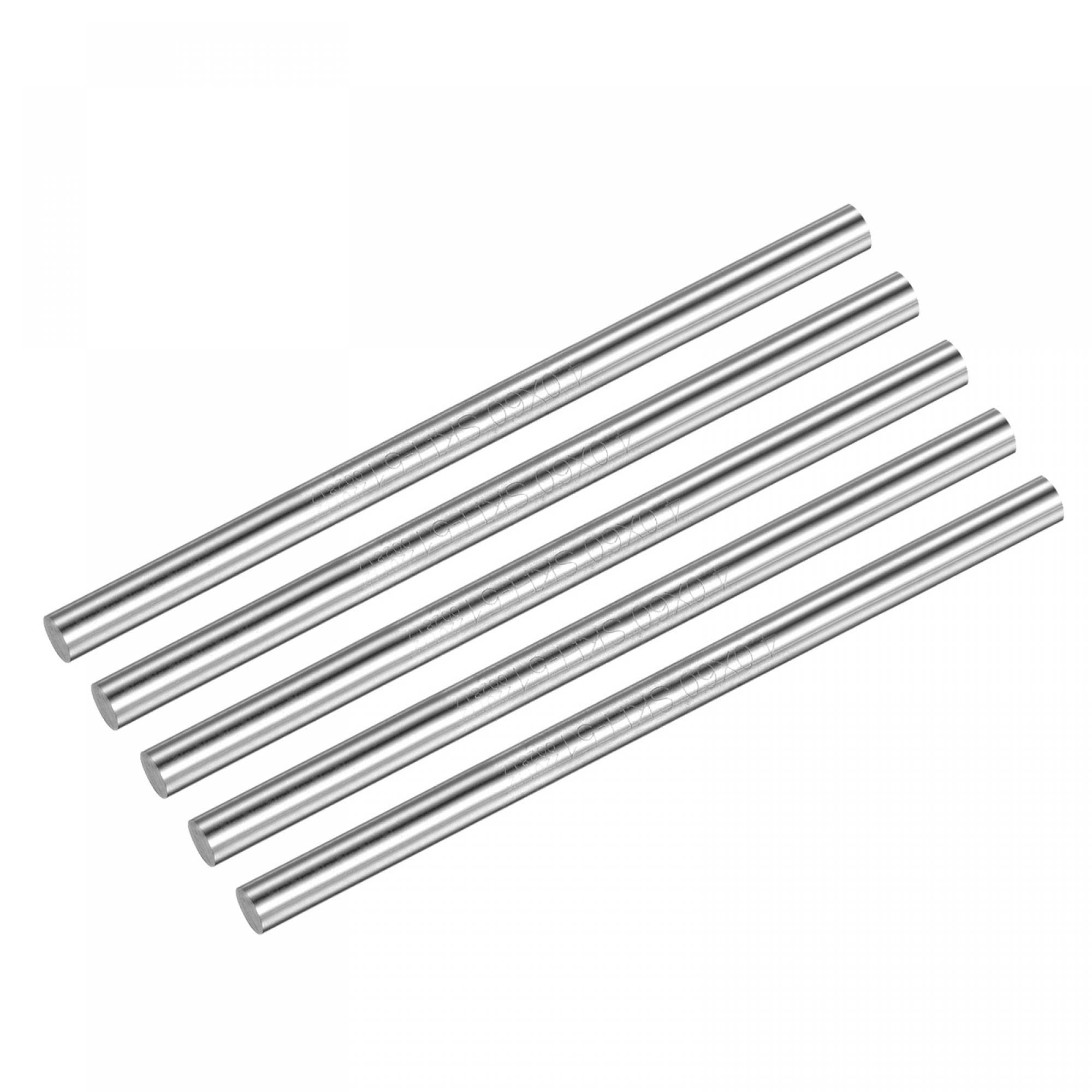 Tige ronde en acier uxcell 4mm pour éliminer le jeu d'un essieu miniature