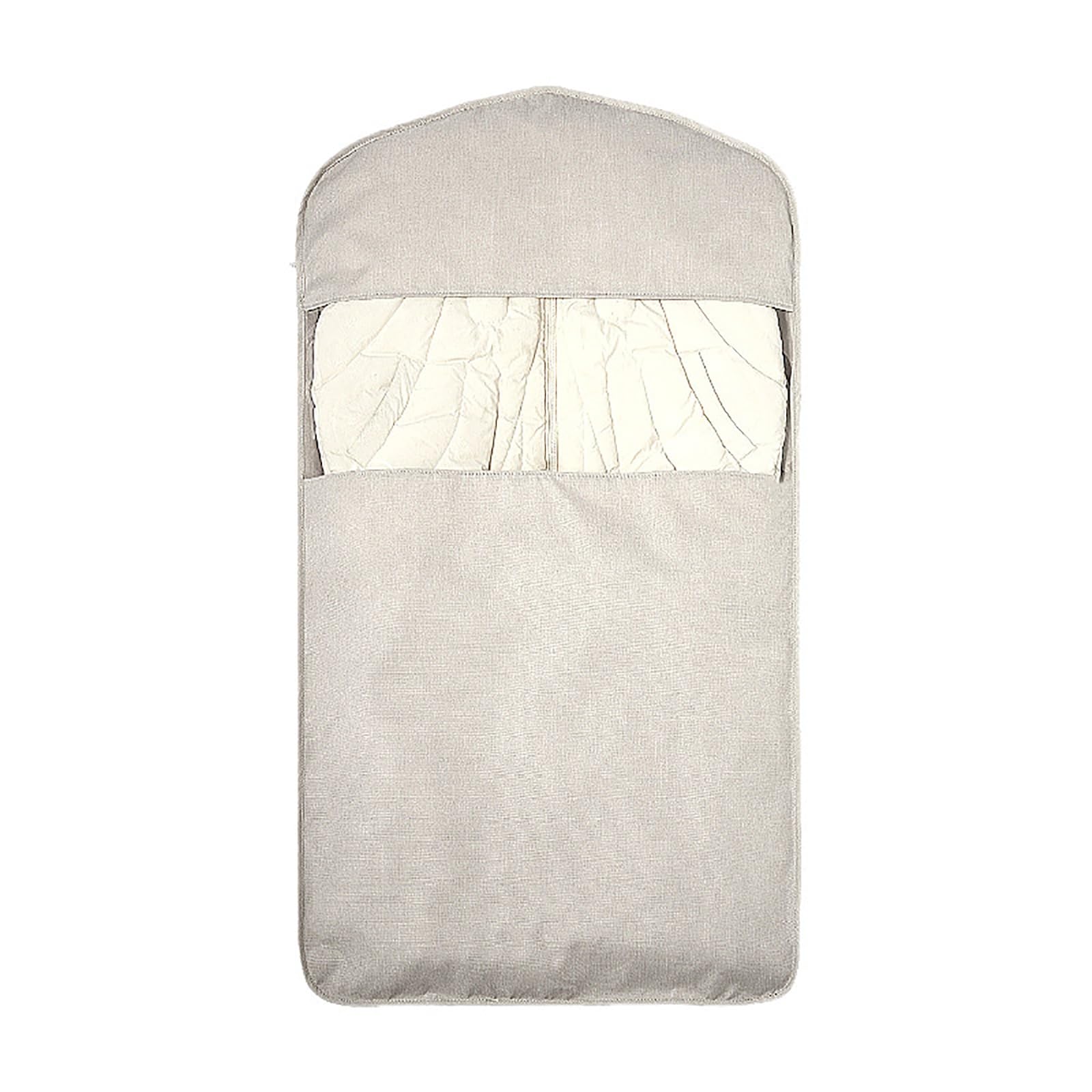 Jingjiaoplsd White Space Saver Hanging Vacuum Compression Garment Bag, Down Jacket Cloth Cover
