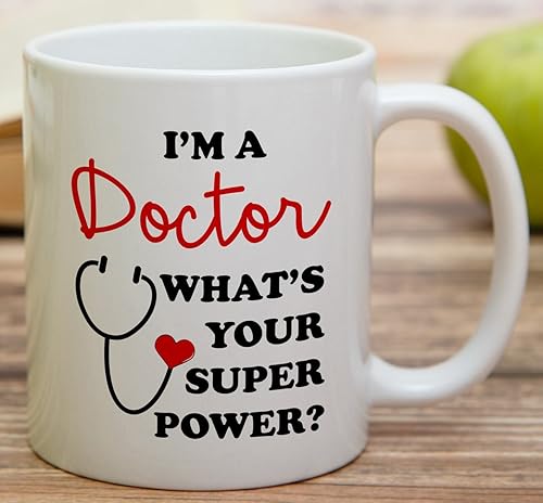 Vista 73 de Retreez Taza divertida – Trust Me I'm Almost a Doctor - Tazas de café de cerámica de 11 onzas – Divertido, sarcasmo, sarcástico, motivacional
