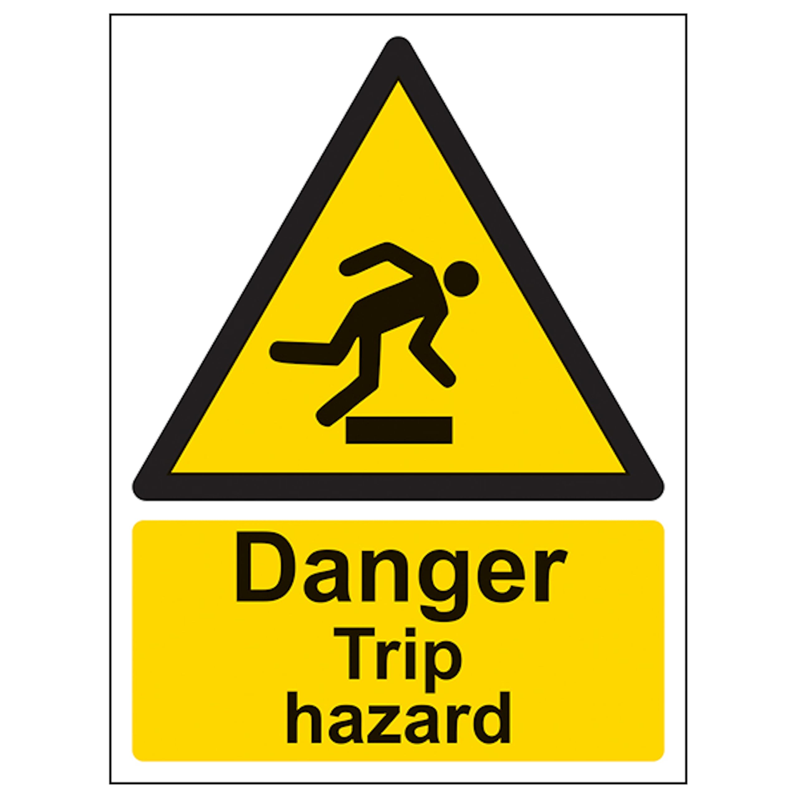Caution Deadly Danger - Señal De Seguridad De PVC Triángulo De 8