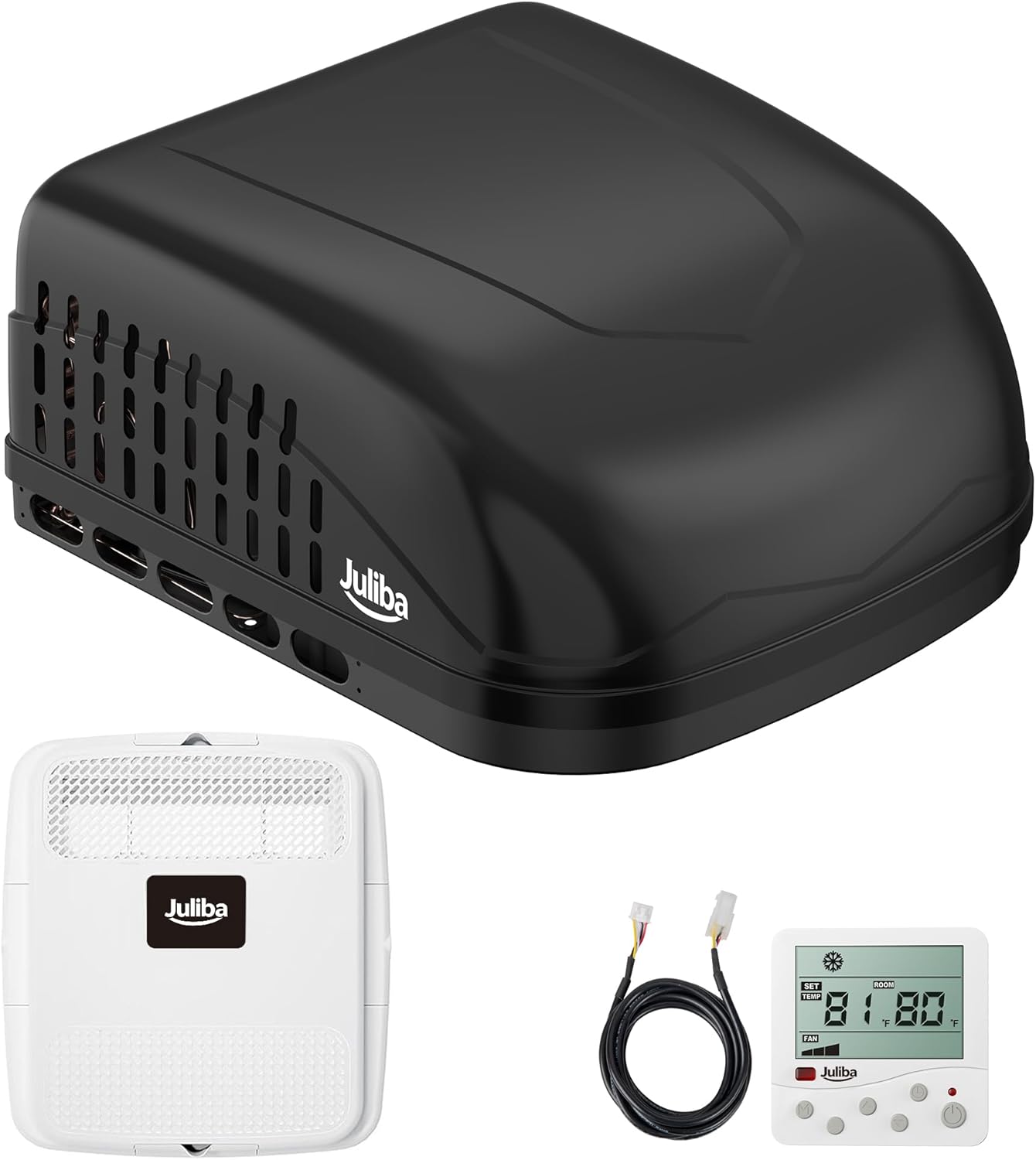 Amazon.com: JULIBA 18k BTU RV Air Conditioner with Heat Pump, 110-120V ...
