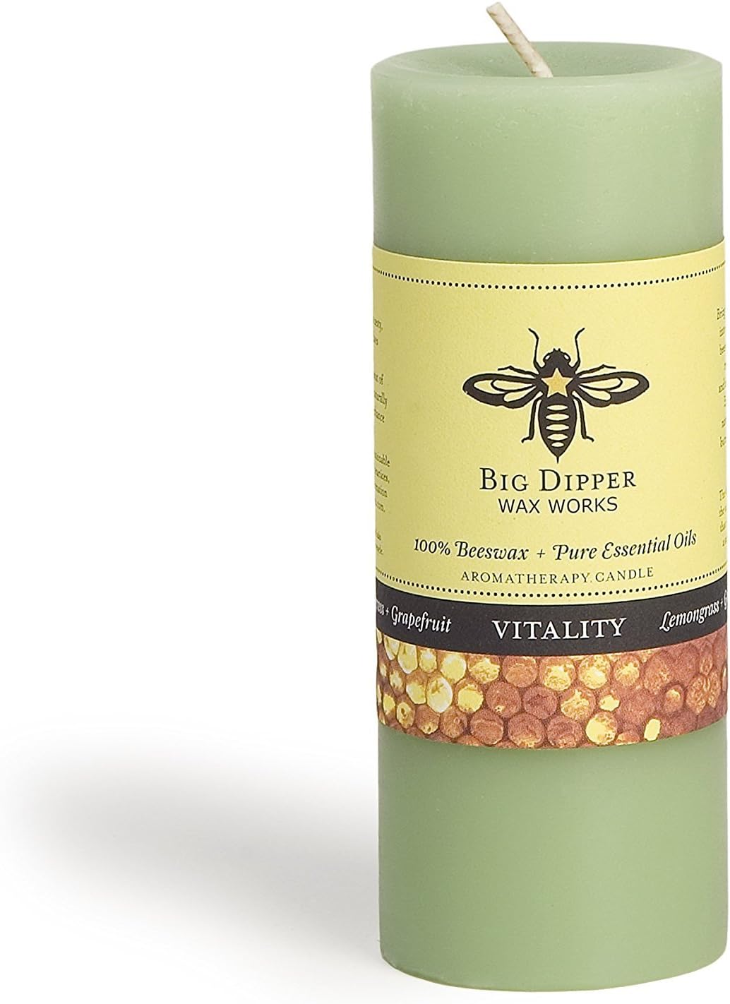 BIG DIPPER WAX WORKS Vitality Pillar Candle 2 x 4.5, 1 EA