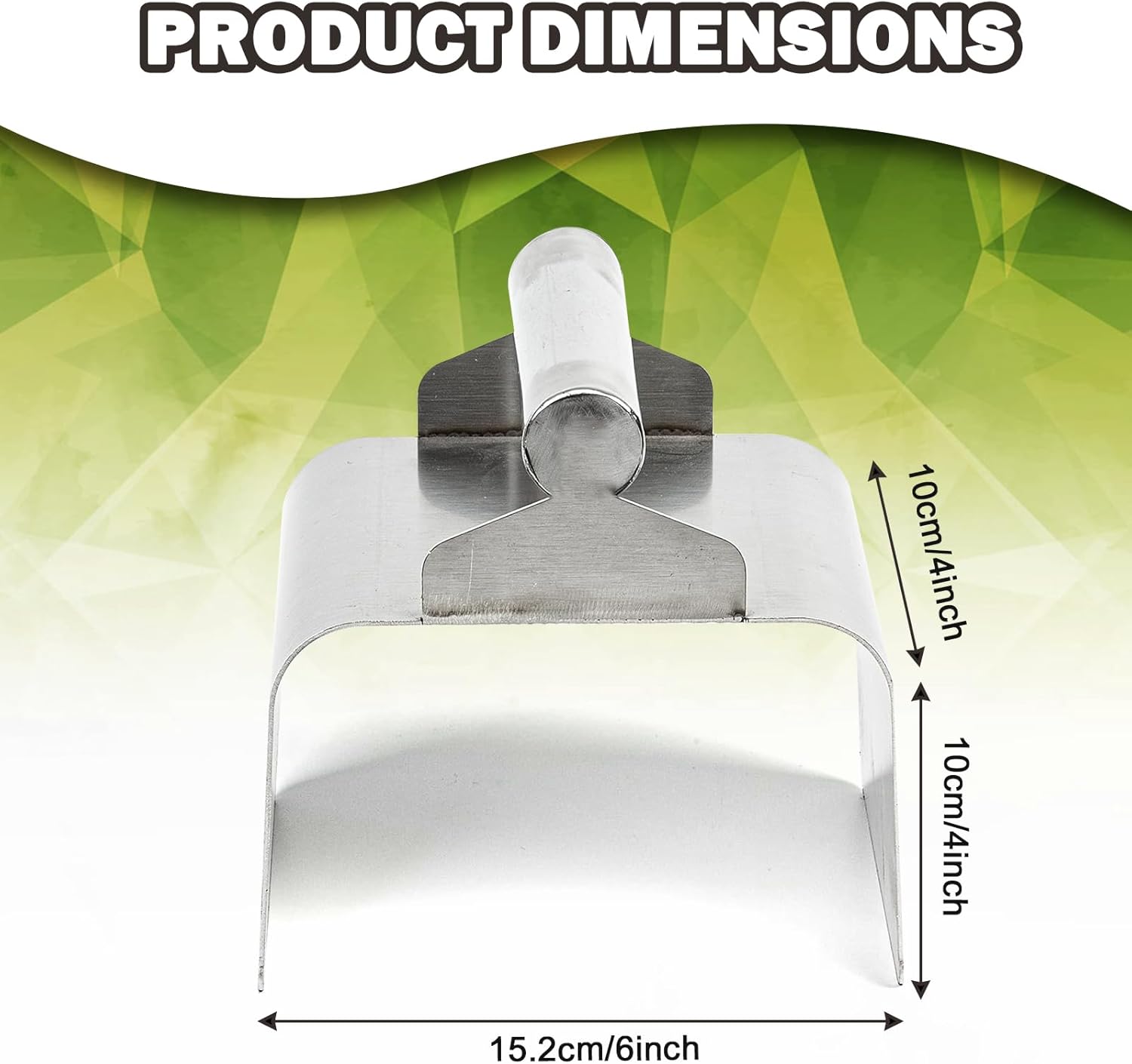 Concrete Curb Trowel Edger, Concrete Curb Hand Tool, Curb Tool for Concrete Edging, Curb and Gutter Concrete Tools, Landscape Curb Trowel Concrete Curb Tools, Concrete Curbing Trowel, Putty Knife