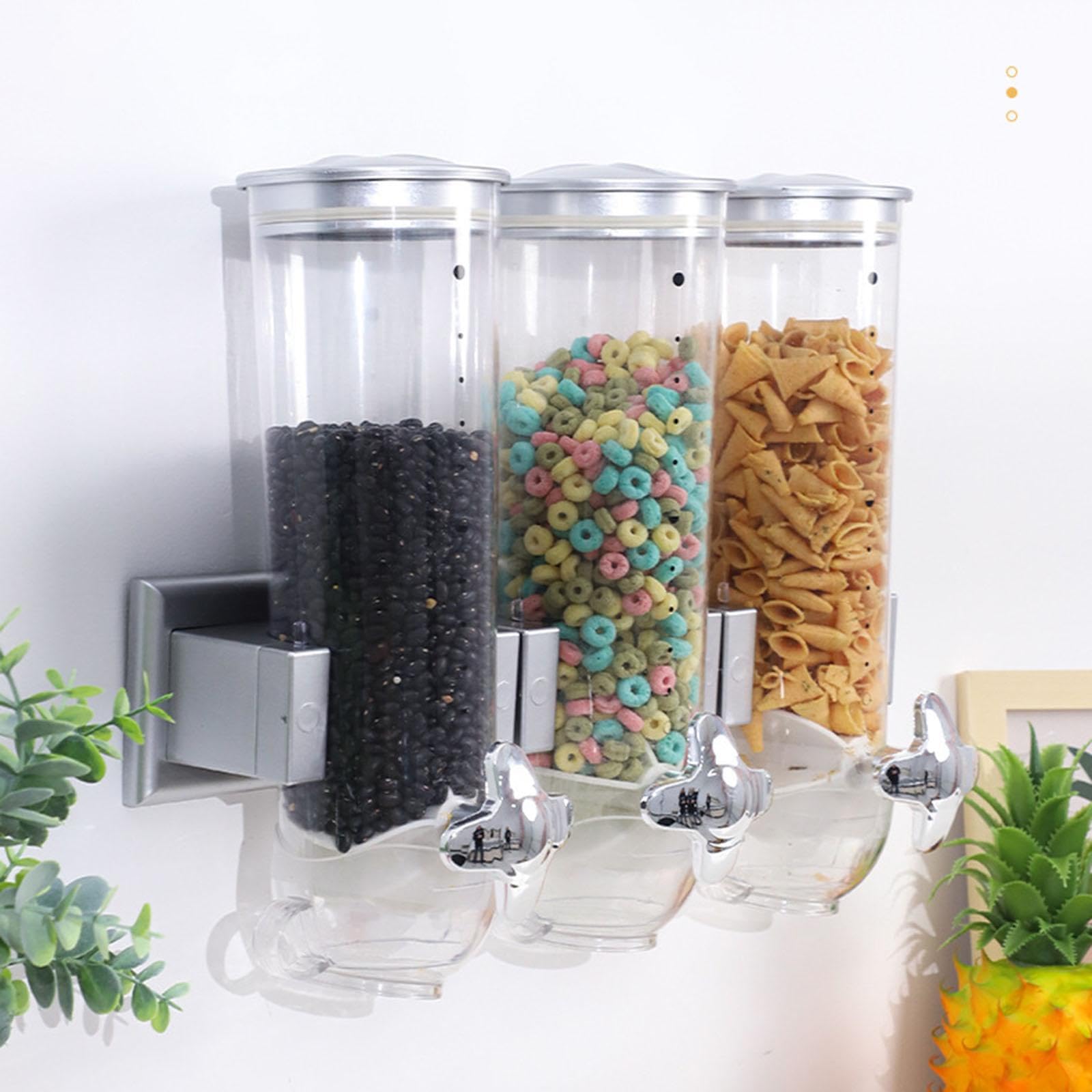 Espositore per snack e dispenser di cereali per un'efficiente distribuzione di cibo Per secco da banco, per conservare snack e cereali, senza