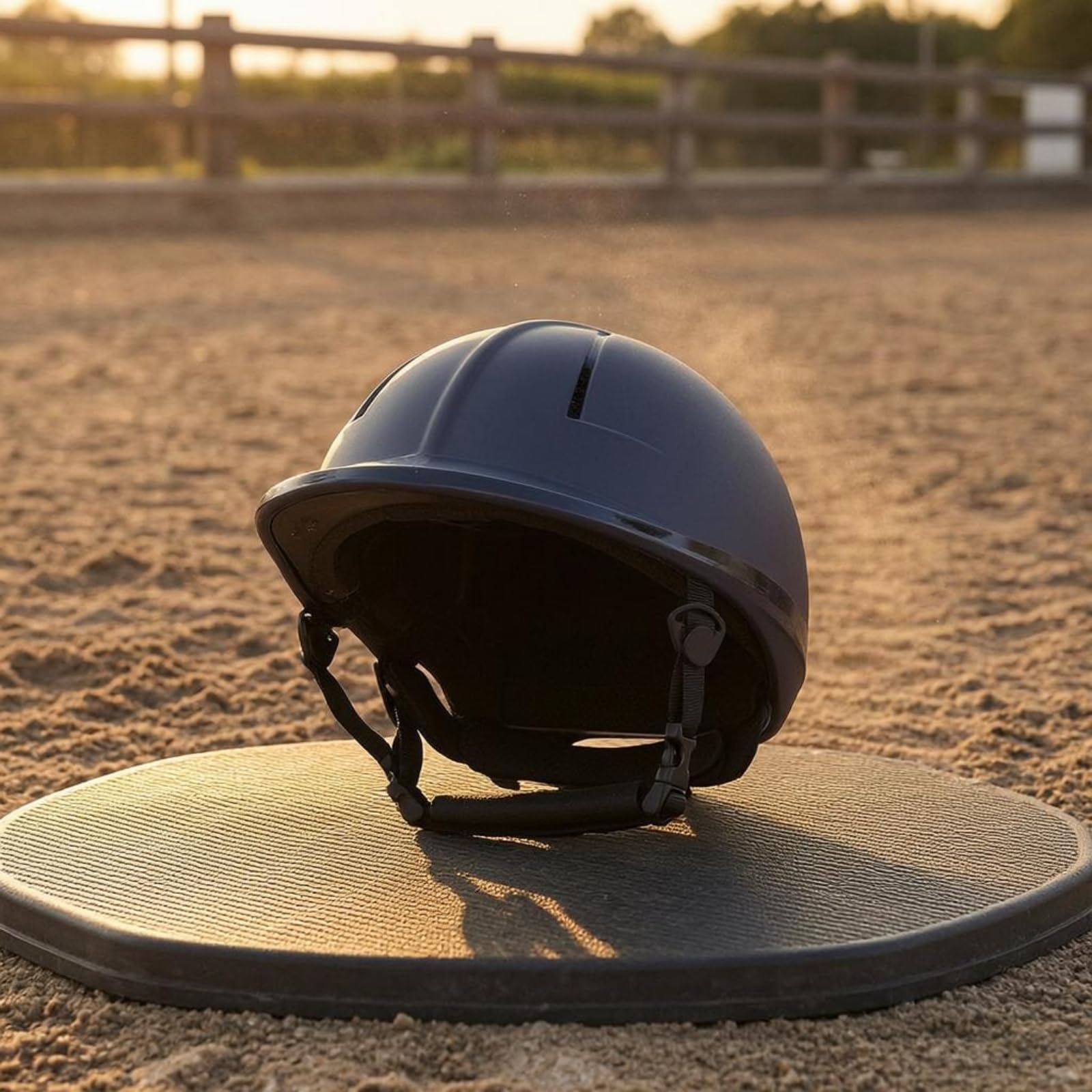Amagogo Casco da Equitazione Protezione Elmetto da Cavallo Cappello da Equitazione Copricapo da Cavaliere con Finitura Opaca Ventilazione E Fibbia Regolabile