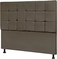 Cabeceira De Cama Box Art Espanha - Casal 140cm X 130cm Marrom