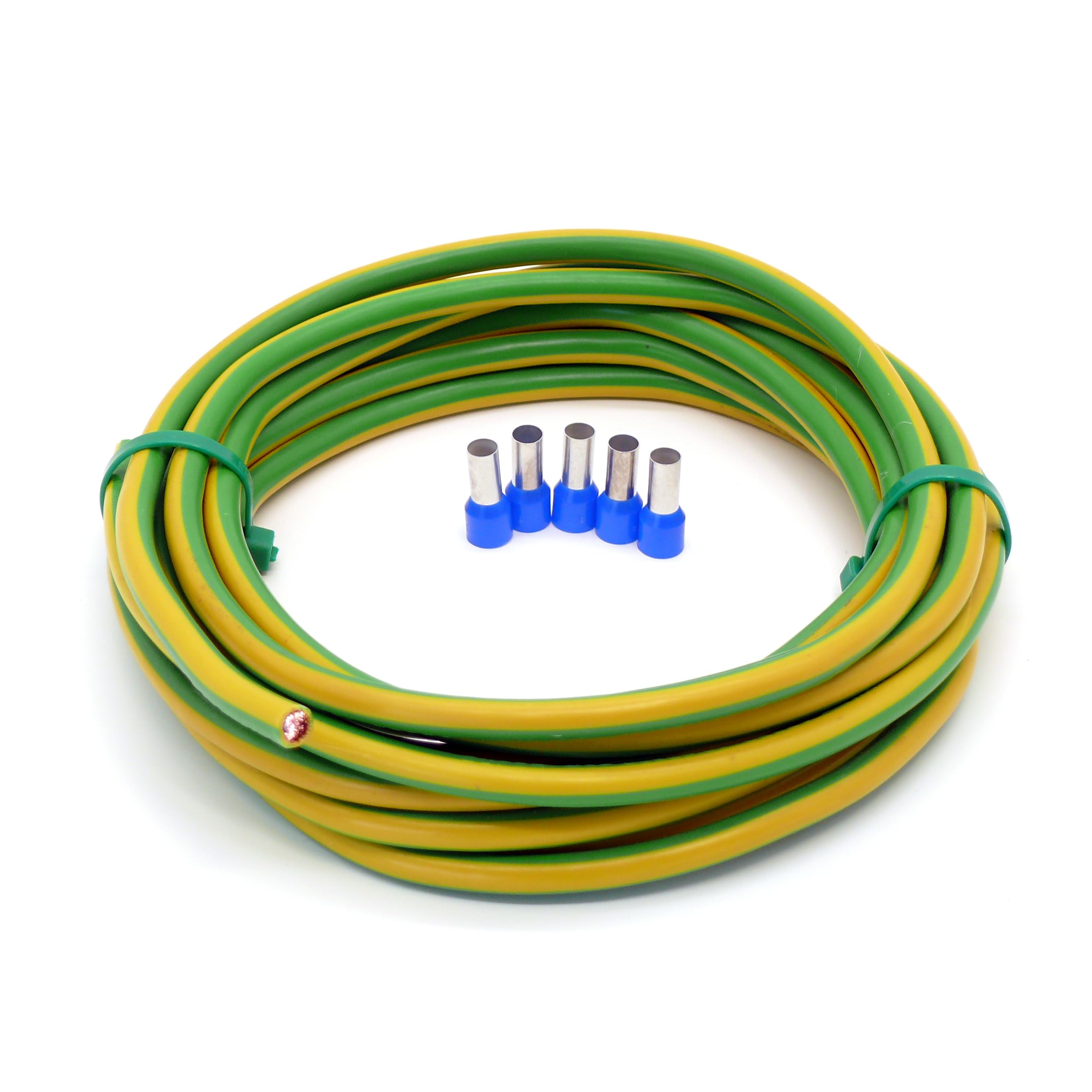 Câble De Terre Lapp H07V-K 16mm² Vert/Jaune - 10m - Conducteur Protection Cuivre