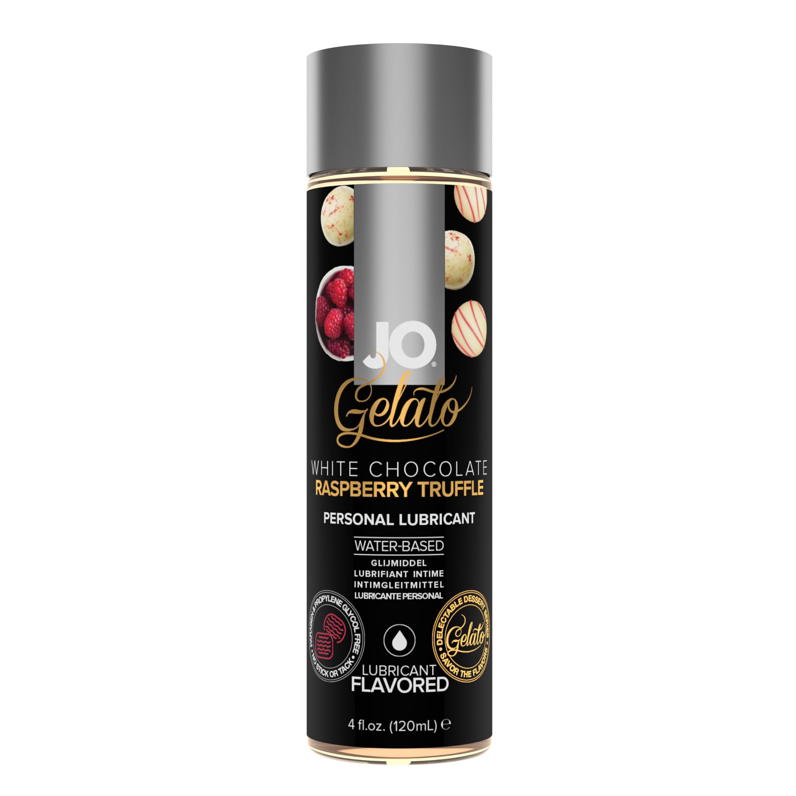 JO H2O Flavored Lube - Peachy Lips - Water-Based Personal Lubricant 1 floz (30 mL) — view 8