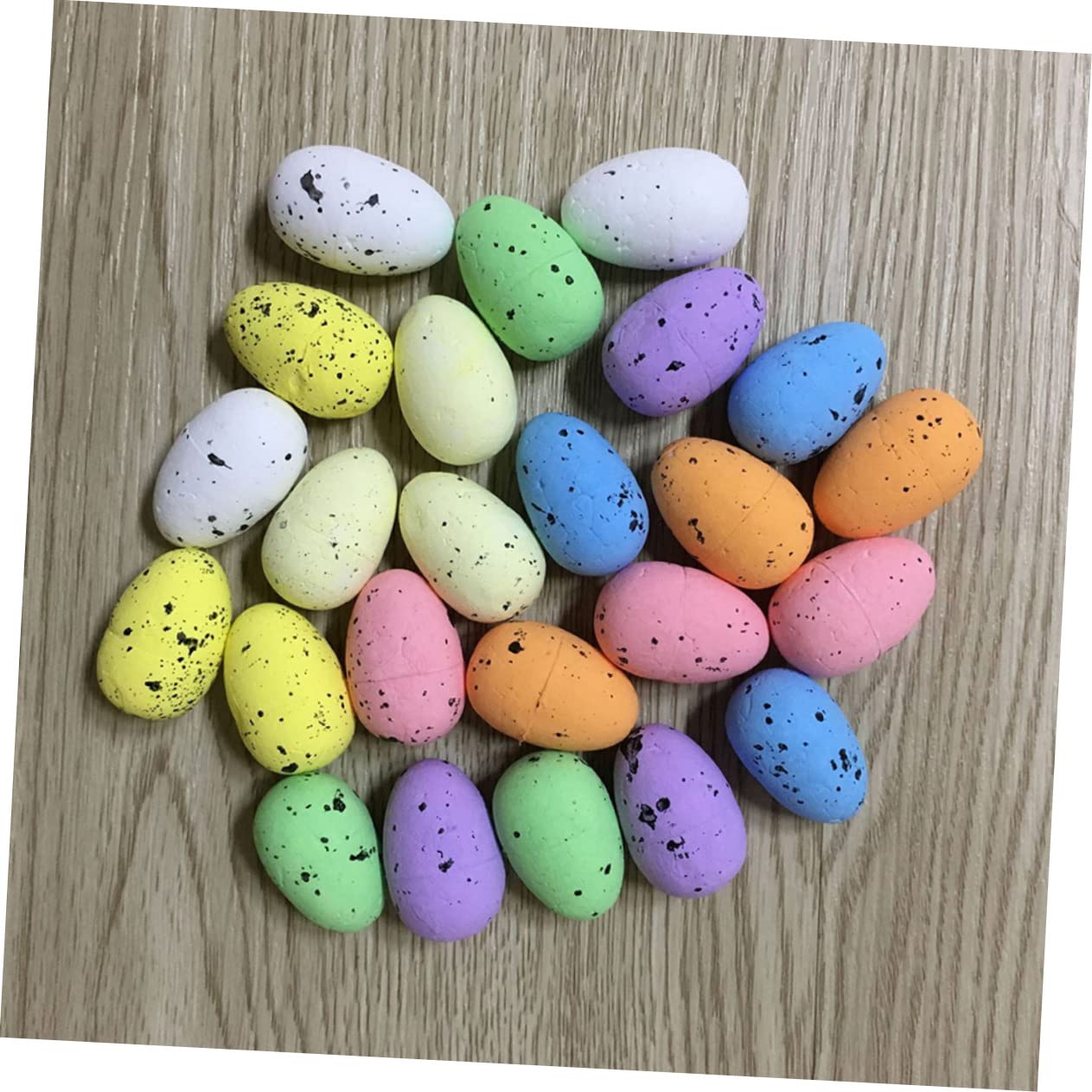 3 Set di Decorazioni Pasquali Allingrosso Set Leggero Finto Uova di Pasqua Imitazione Colorate 200 Pezzi * 3