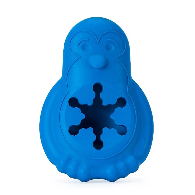 PetSafe Chilly Penguin - Juguete Congelable para Premios en Goma Resistente con Aroma a Vainilla