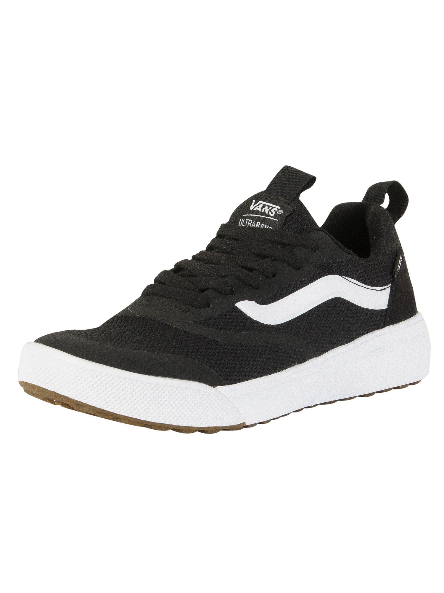 Vans Men's Low-Top Sneaker, Black Black White Y28, 44
