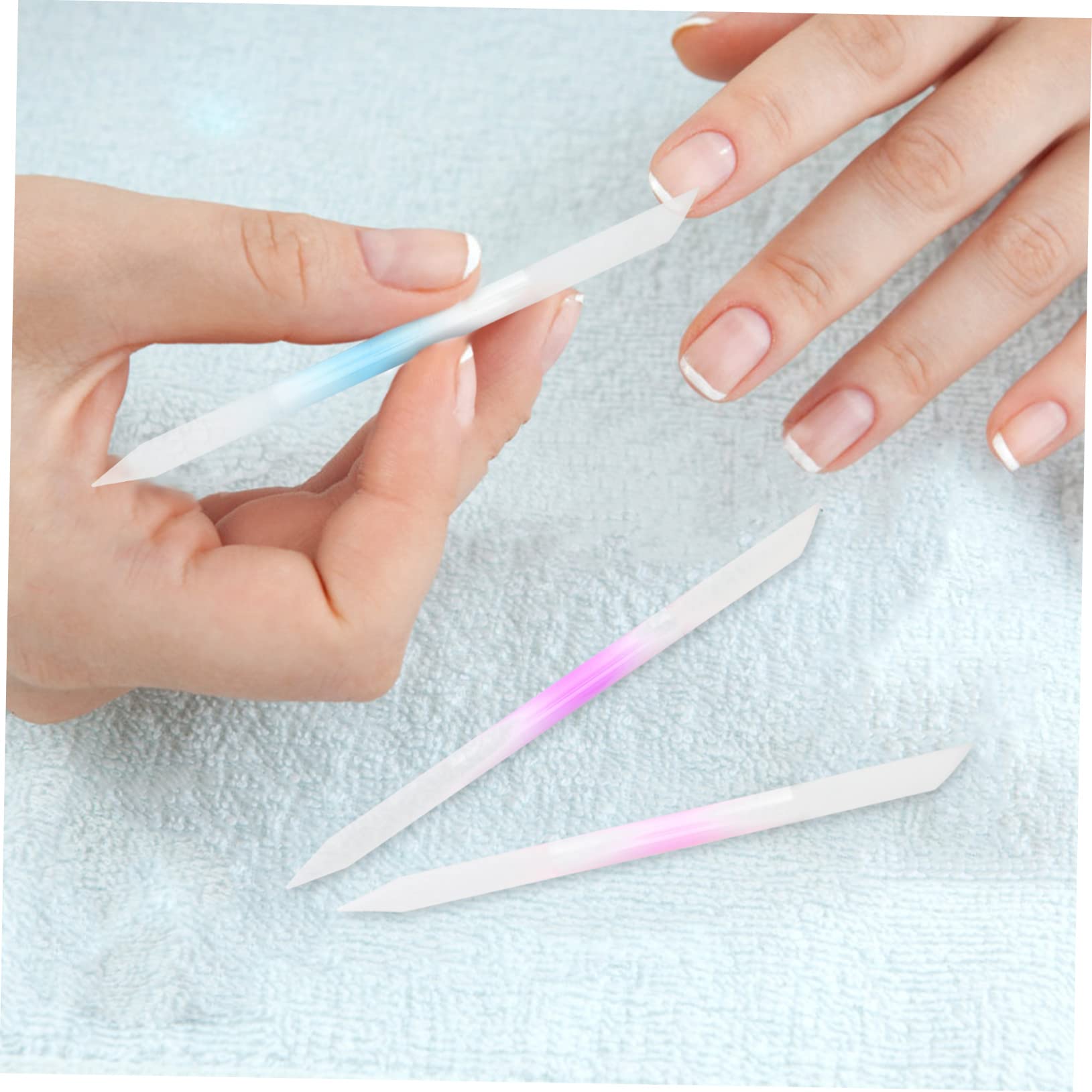 FRCOLOR 18stücke Teiliges Maniküre Glasnagelfeilen Praktische Und Wiederverwendbare Nagelpflegewerkzeuge Für Gelnägel Naturnägel Für Zuhause Nagelstudio