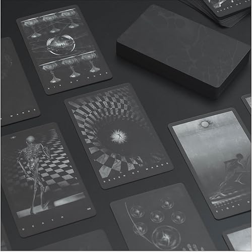 Miniatura 7 de Da Brigh Baraja de cartas de tarot negro para trabajo en las sombras