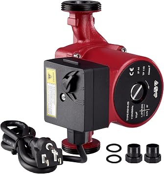 UP15-29SU, 59896775 Hot Water Circulator Pump 115V 1-1/2" to 1-1/4" Union Compatible with Grundfos Used for Radiant Heating, Hydronic Heating, Fan Coil Heating, Solar and Other System Types