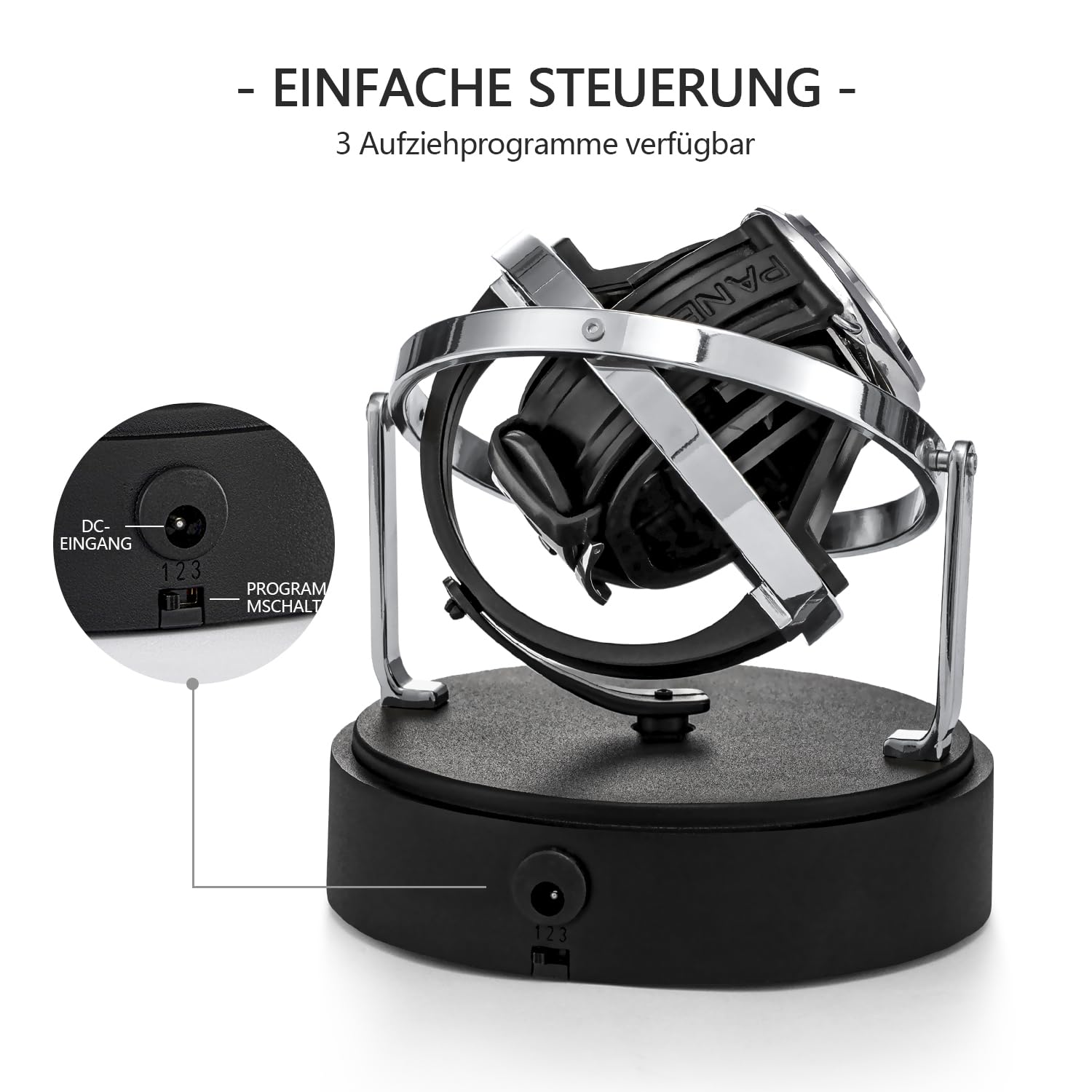 Remontoir unique pour montre mécanique à moteur silencieux adapté aux femmes et aux hommes pour Rolex et la plupart, Tendance