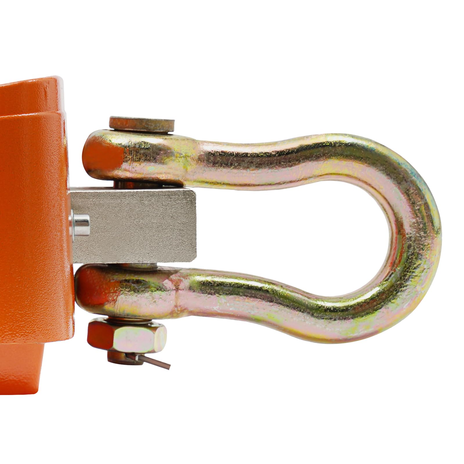 3T 3000kg Elektronische Hängewaage Industrielle Schwere Hängewaage Kranwaage LED Bildschirm mit Fernbedienung und Professionellem Haken für Industrielle und Bauernhof Präzisionsmaschinen Orange