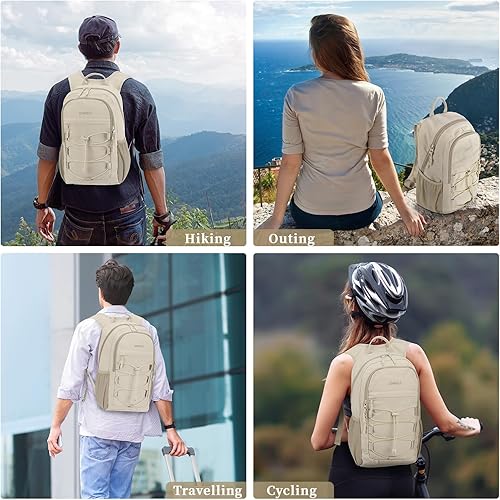 Miniatura 5 de ZOMFELT Mochila de senderismo para mujeres y hombres, mochila plegable ligera de 15 litros para viajes, mochilas de viaje pequeñas resistentes al