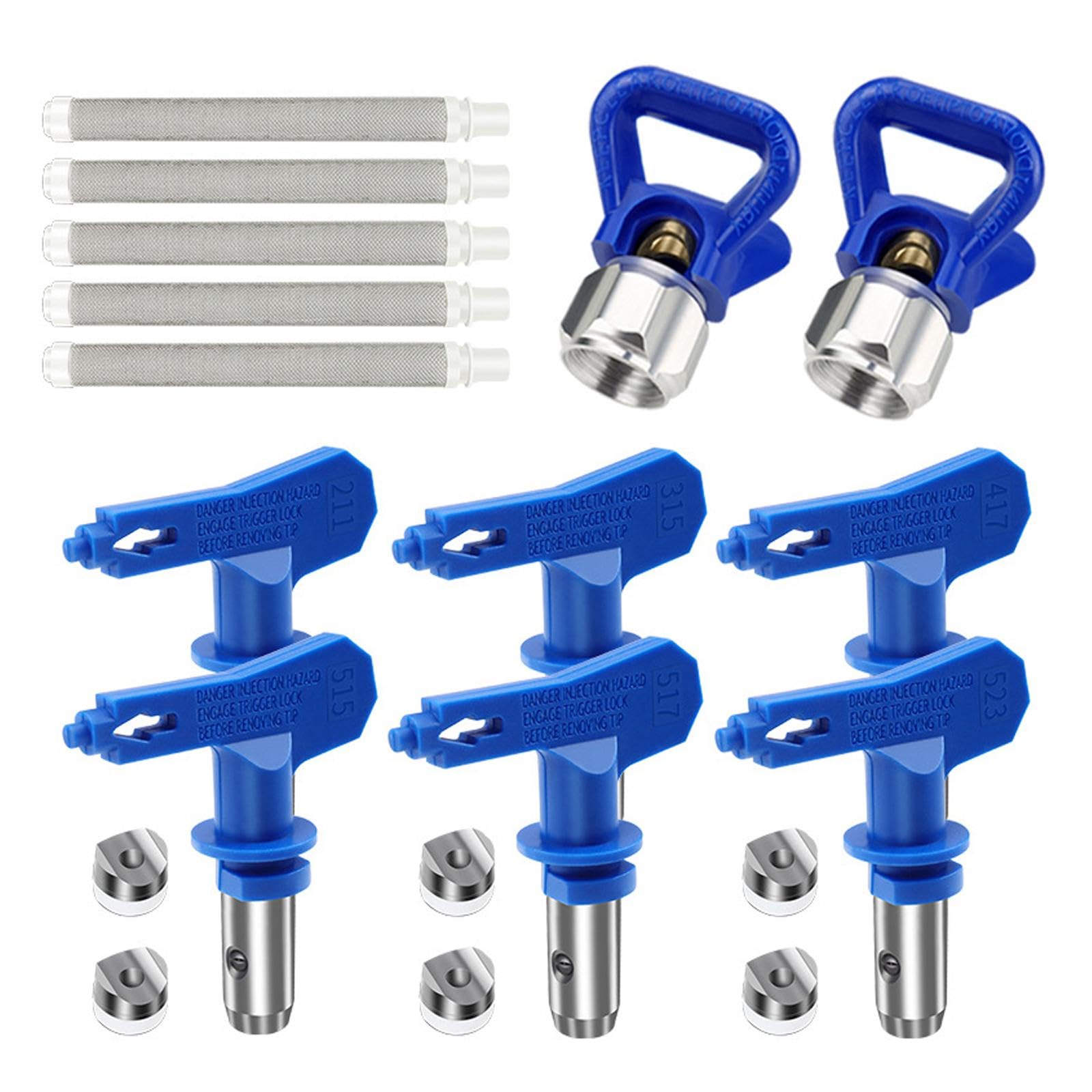 LOOM TREE® 6X Reversible Airless Paint Sprayer Nozzle Tips Precise Nozzle for Buildings with Filter Net-picture-28