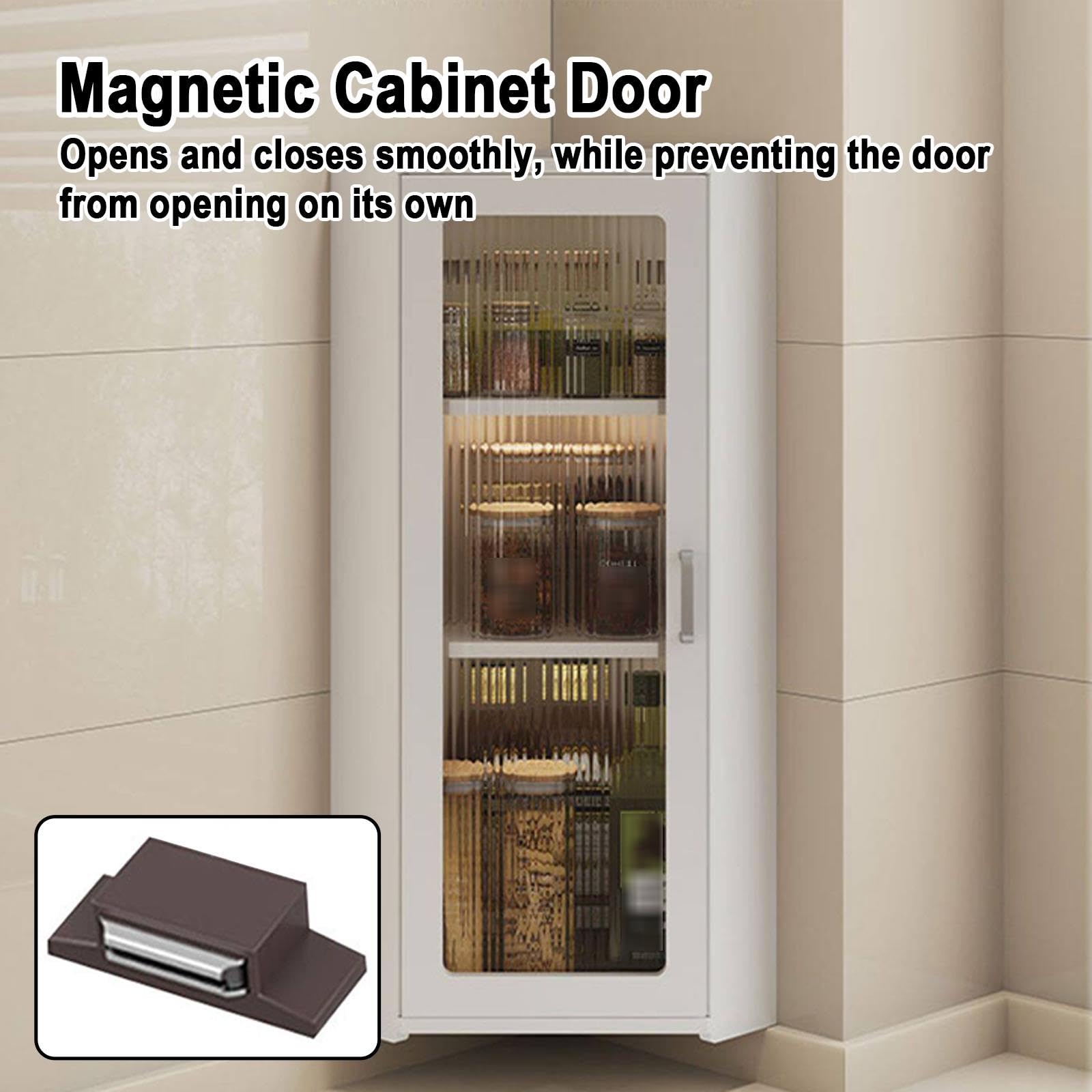Mobili Bagno Sospesi, Pensile Sospeso, Armadio Angolare in PVC