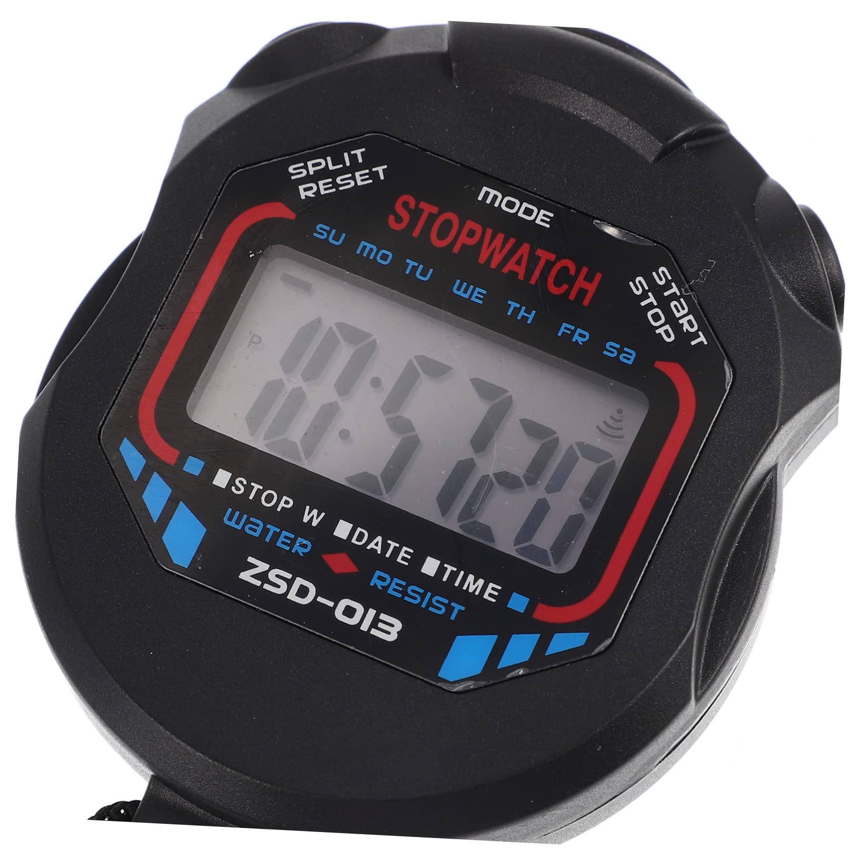 ifundom 5 Piezas Cronómetro Digital Deportivo Profesional con Pantalla LCD Grande Temporizador de Mano con Alarma para Fitness Infantil y Árbitros Función