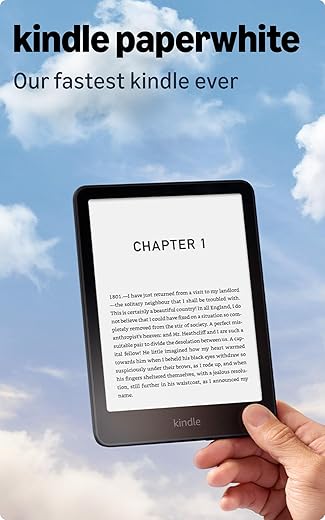 All-new Amazon Kindle Paperwhite (16 GB) – Our fastest Kindle ever, with new 7″ glare-free display and weeks of battery life