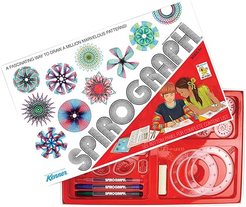 Miniatura 3 de Spirograph Juego retro de lujo – Artes y manualidades, juguetes para niños, suministros de arte, suministros de manualidades, kit de dibujo, arte en