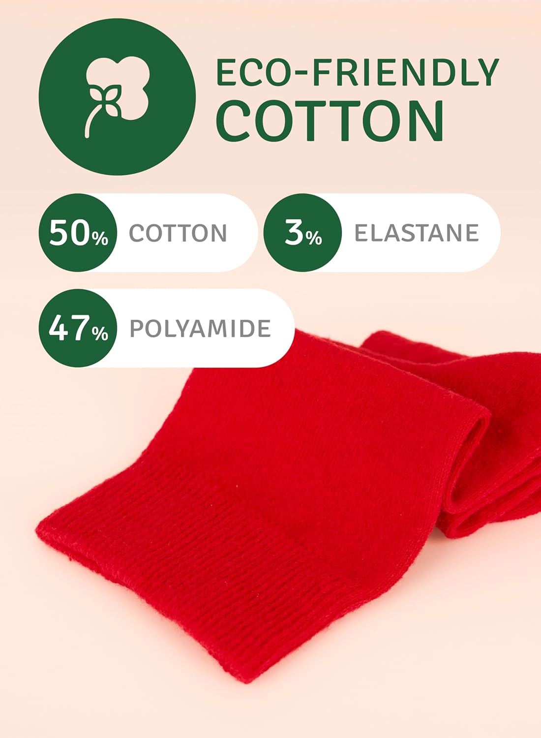 Women's Cotton Crew Socks, Plain Color, Regular Fit | Soft Casual Socks for Trouser | Shoe Size: 6-9/9-12 (4 Pairs) - Image 4