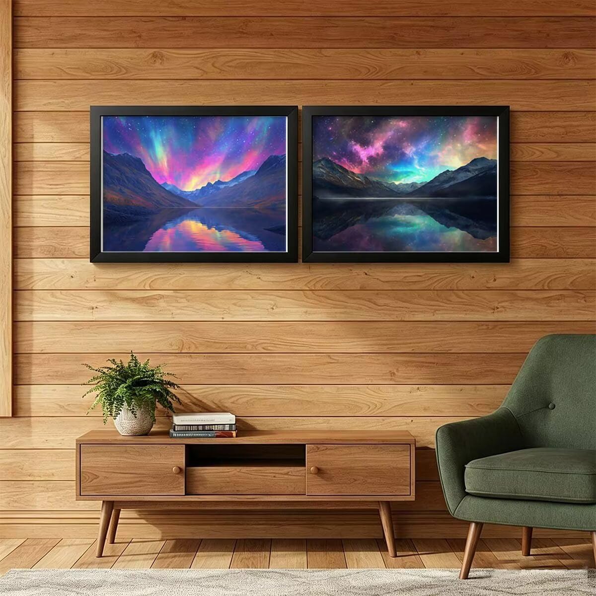 Aurores Peinture Diamant Adulte 5D Diamond Painting 2 Pack 95x70cm L-3314