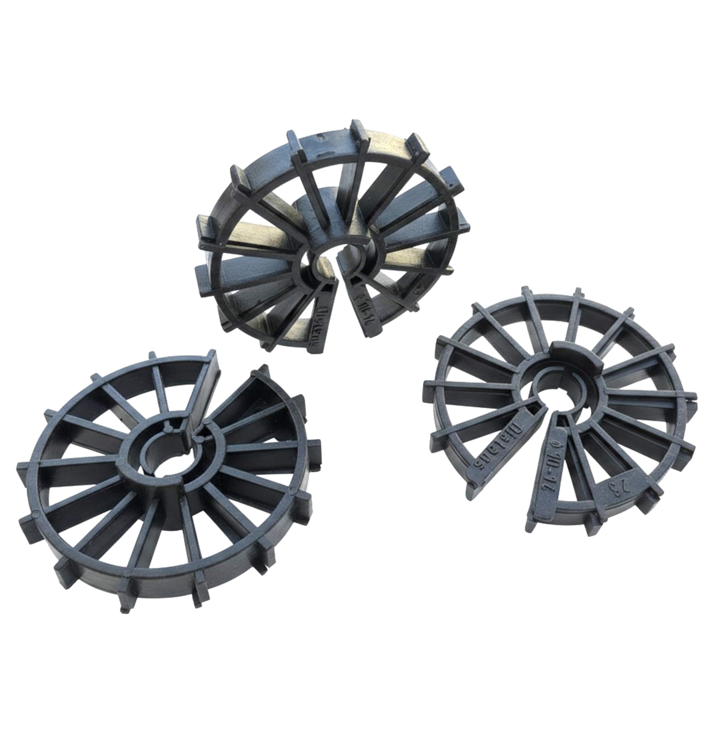 Ringabstandshalter 25 mm 200 Stk. Abstandshalter für Beton Bewehrung Senkrechte Sternchenabstandhalter Keilen