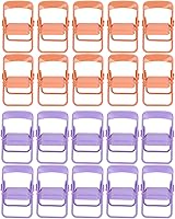 Vista 3 de Oumefar 20 soportes plegables para teléfono para silla, mini silla de color vibrante, plegable, plegable, soporte de teléfono móvil para escritorio