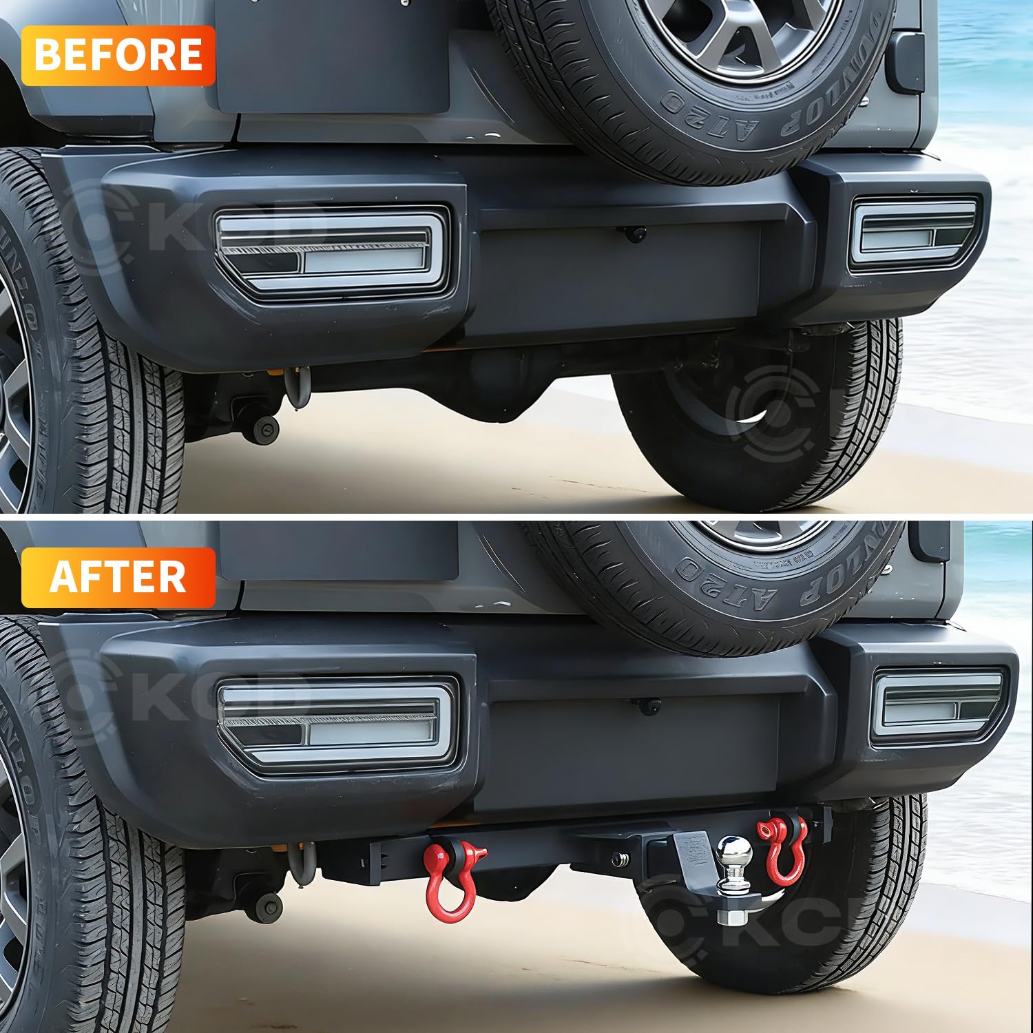 Barre di traino per Suzuki Jimny JB64/JB74 Sierra 2018-2024