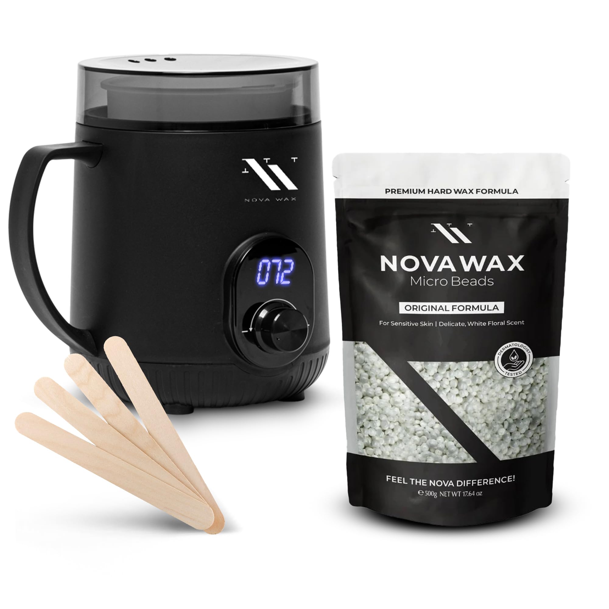 Nova Melt Warmer For Hair Removal Mini Waxing Kit 1lb Desertcart