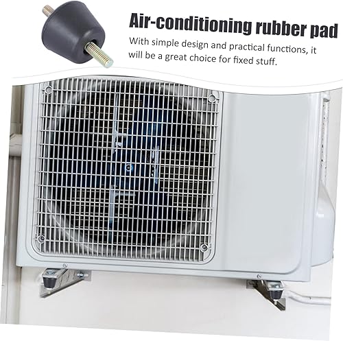 Miniatura 3 de Soporte de aire acondicionado Pad 4 unids Aire acondicionado Base Pad Soporte a prueba de golpes para almohadillas de condensador