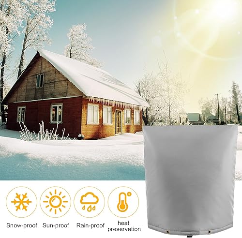 Miniatura 6 de Bolsa aislante para prevención de reflujo, aislamiento de tubería exterior para invierno, bomba de pozos y protección de válvulas de rociadores