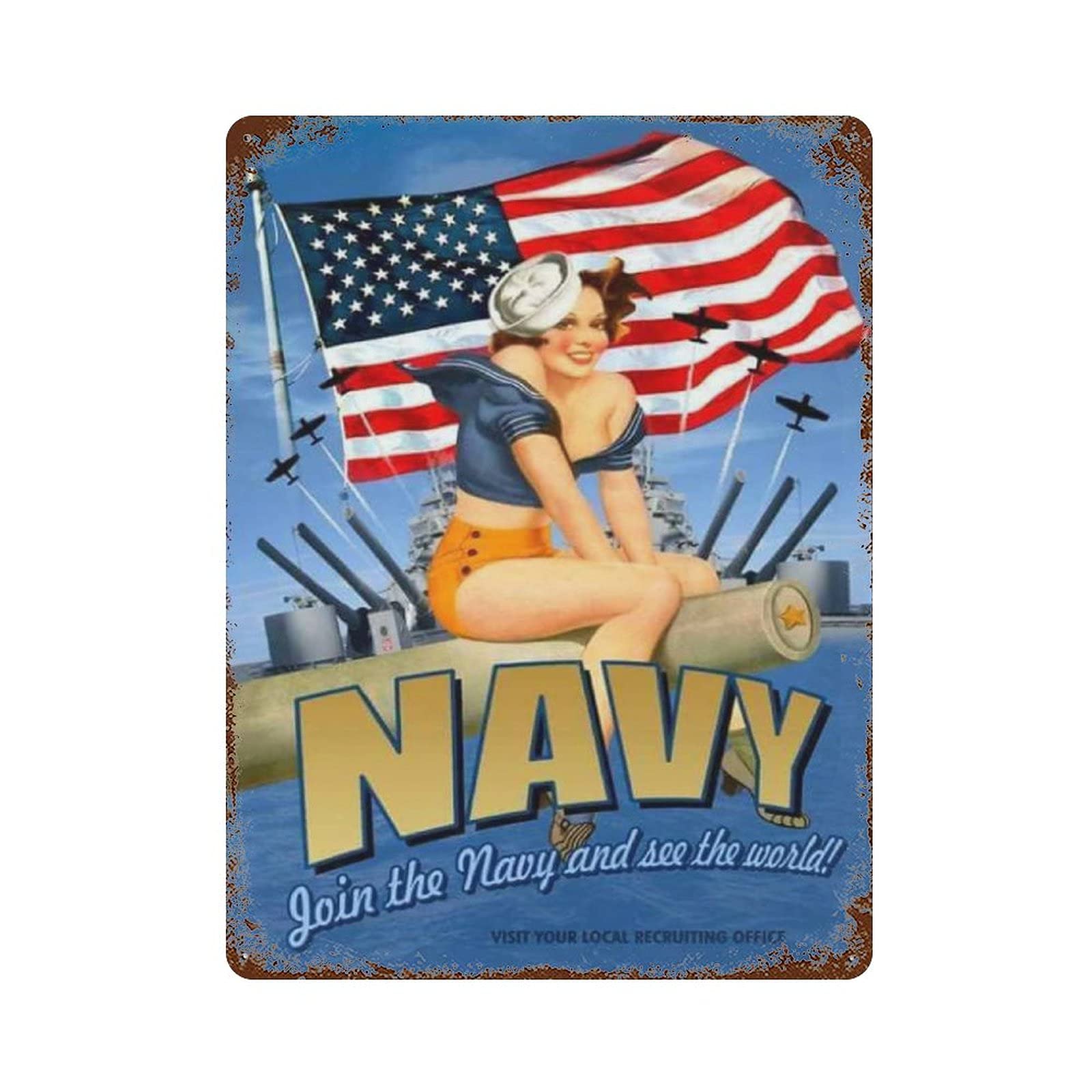 Today Is A Good Day for A Great Day Retro Metal Iron Painting Tin Sign Wall Decor Poster Vintage Aluminum Plaque 11.8"x7.9"