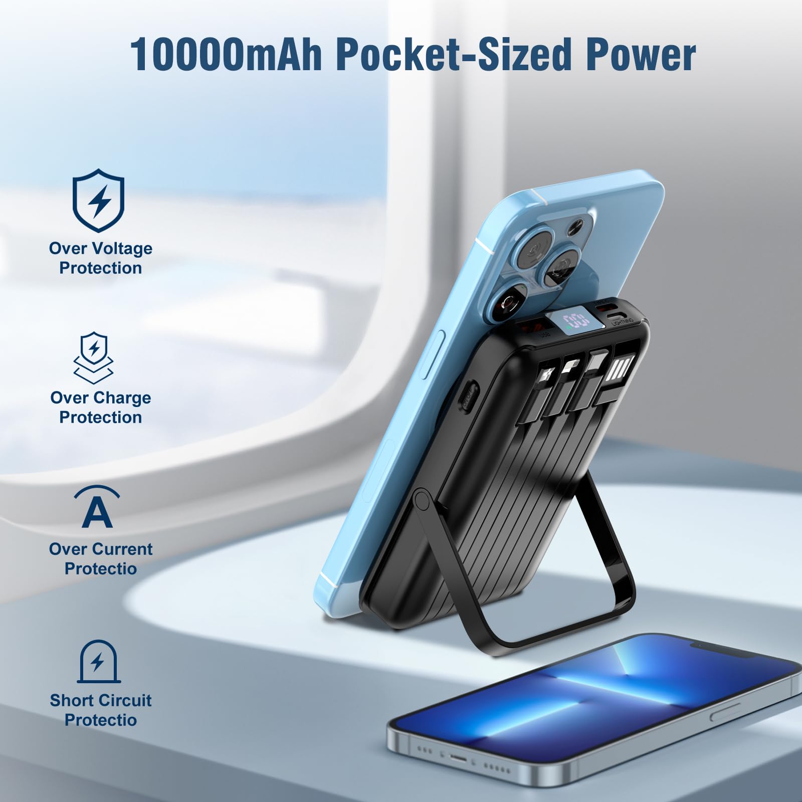 スマホアクセサリー Wireless Powerbank 10,000mAh Amazon.com: 22.5W Power Bank, 10000mAh 15W Magnetic Wireless