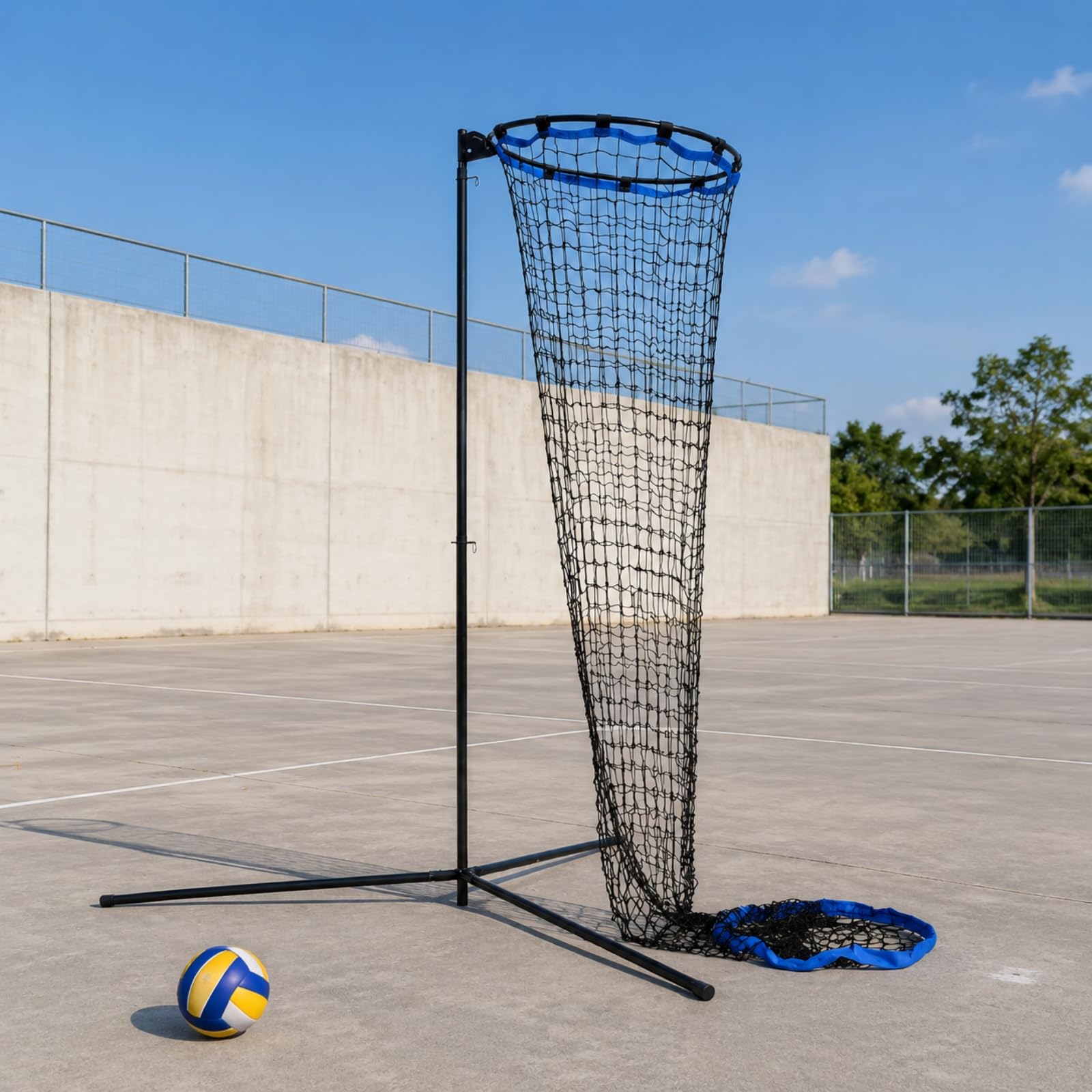Red Práctica Voleibol Multiangular Red Voleibol con Metálico para Asociaciones portivas, Gimnasio