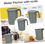 DOITOOL Beverage Pitcher Cold Water Kettle with Handle and Lid Heat Resistant Plastic Juice Jug Large Opening for Easy Refill and Cleaning for Parties Picnics Swimming Pools