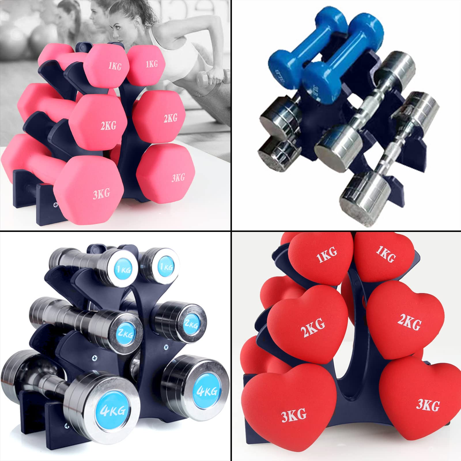 Halterrek - Dumbbellrek Pro - Halterrek - 3 laags Halterrek - Dumbbellrek Pro - Halterrek - 3 laags