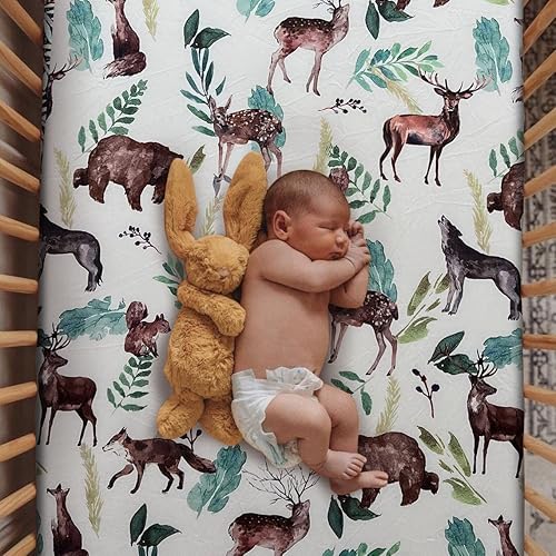 Pack n Play - Sábana para cuna, sábana portátil para cuna, sábana de corral para empacar, funda de colchón para cuna, sábana bajera ajustable para